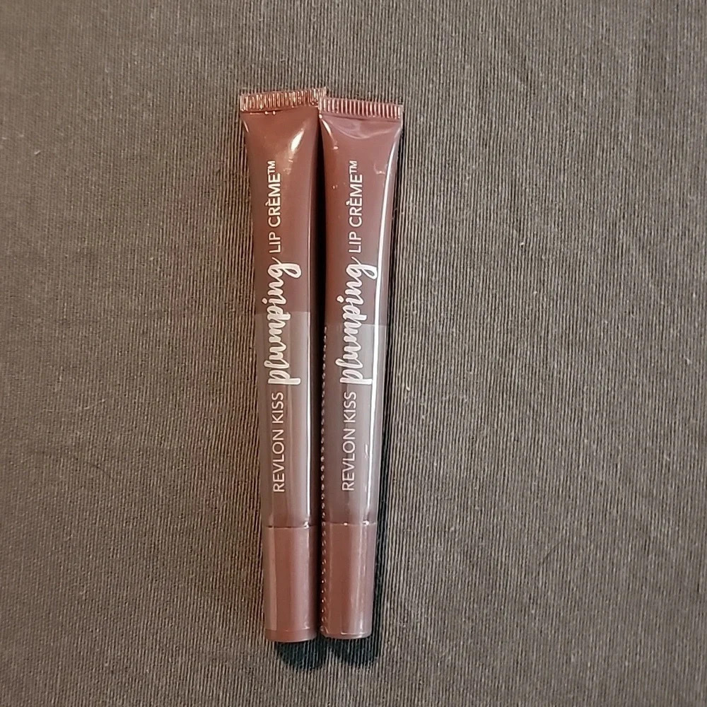 (2) Revlon Kiss Plumping Lip Creme-540 Velvet Mink